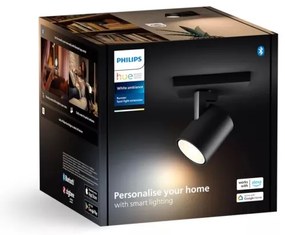 Spot LED dimabil Philips Hue RUNNER 1xGU10/4,2W/230V negru
