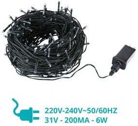 Ghirlanda luminoasa cu LED-480 LED-uri-colorat