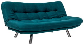 Canapea extensibilă Misa Small Sofabed - Petrol Green