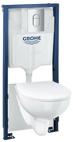 Set vas wc cu capac, clapeta si rezervor incastrat Grohe Bau Ceramic Rapid SL