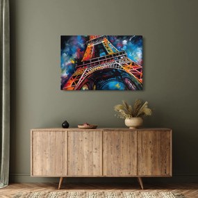 Tablou - Pictură a Turnului Eiffel II. (90x60 cm)