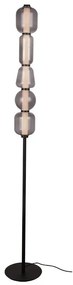 Lampadar, Lampa de podea design modern LED DECO negru/ gri fumuriu
