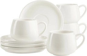 Mäser Set of 4 cups with saucers TAYA – 260 ml
