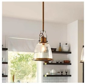 Lustră pe tijă Feiss FE-HOBSON-P-M-AB HOBSON 1xE27/60W/230V bronz