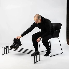 Pantofar hol, V43,100X25X25 cm, negru