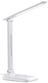 Immax 09107L - Lampă de birou LED dimabilă cu încărcare wireless QI LUMI LED/7W/230V albă