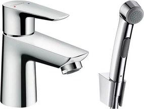 Baterie lavoar Hansgrohe Talis E cu dus igiena intima crom lucios