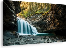 Tablou cu cascada de pădure (90x60 cm)