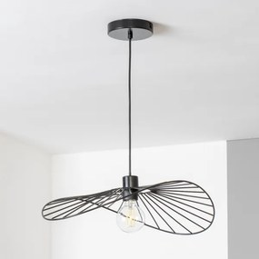 Brilagi - Lampă suspendată LED pe cablu CERIA WIRE 1xE27/40W/230V 40x56 cm negru
