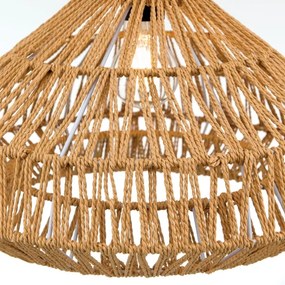 Lustră pe cablu Orion HL 6-1813/1 BASKET 1xE27/40W/230V d. 40 cm cânepă