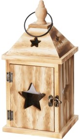 Set of wooden lanterns Star, 2 pcs