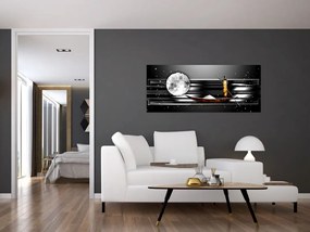 Tablou cu pictură epochală străveche (120x50 cm)
