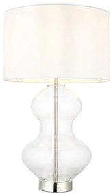 Endon 102676 - Lampă de masă reglabilă KELDA 1xE27/10W/230V albă/crom mat