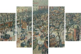 Tablou - Camille Pissarro, Boulevard des Italiens, Morning, Sunlight, reproducere (150x105 cm)