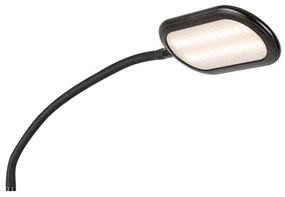 Rabalux 74009 - Lampă LED de podea Adelmo, reglabilă, LED 10W, 230V, negru