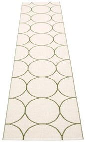 Covor tip traversă pentru interior și exterior verde închis 70x300 cm Boo Dark Olive – Pappelina