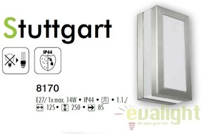 Aplica de perete de exterior, IP44 Stuttgart 8170 RX