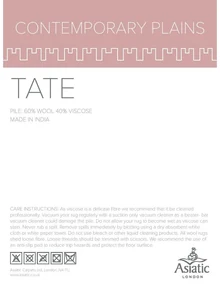 Covor Asiatic Carpets Tate Tonal Textures, 160 x 230 cm, crem
