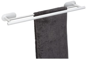 Suport pentru prosoape alb autoadeziv din oțel inoxidabil Orea Duo – Wenko