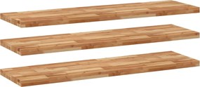 vidaXL Rafturi suspendate 3 buc. 140x40x4cm lemn masiv acacia netratat