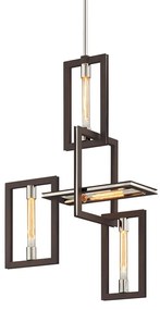 Lustra suspendata LUX, design modern, ENIGMA cu 4 surse de lumina