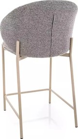 Scaun de bar Kioto H-2 gri 254 / cașmir