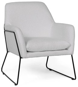 Fotoliu design gri MILAN