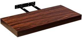 Raft de perete Stilist Volato, 100 cm,lemn de culoare închis