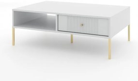 Măsuță cafea Isae 2S (alb + Auriu). 1125199