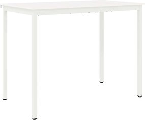 vidaXL Masă de bar Alb 140 x 80 x 105 cm Lemn de pin masiv