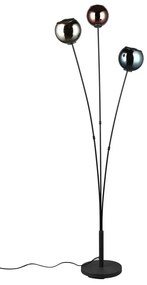 Lampadar negru lucios (înălțime 150 cm) Sheldon – Trio