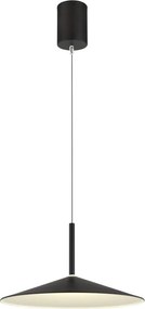 Lustra suspendata LED metal negru LAMPONE