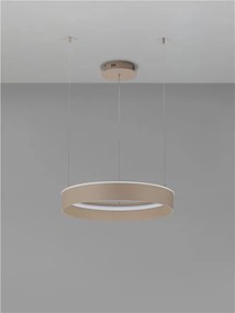 Lustra LED design circular OLIVIA bej D-60cm