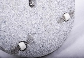 Suport parasolar (rotund) - granit / oțel inoxidabil, 40 kg
