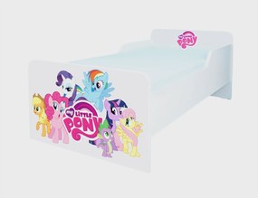 Pat copii Little Pony Mic 2-6 ani Simplu Cu saltea