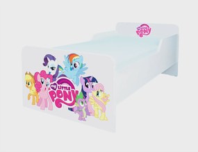 Pat copii Little Pony Mic 2-8 ani Simplu Cu saltea