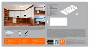 Ledvance - Lumină de plafon cu LED-uri Dimmer SMART + PLANON LED/22W/230V Wi-Fi