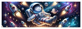 Tablou galaxie văzută prin ochii unui copil