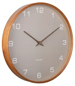 Karlsson 5993GY ceas de perete cu design gri,diametru 40 cm