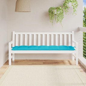 vidaXL Pernă bancă de grădină, turcoaz, 180x50x7 cm, material oxford
