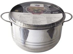 Elo 22224 Basic Oală din oțel inoxidabil Brillant 24 cm, 5,4 l, 5,4 l
