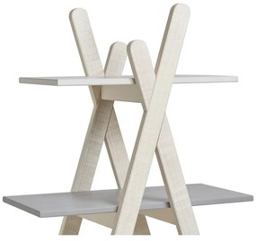 Bibliotecă Marckeric Sia, gri - alb