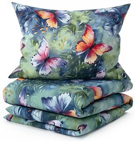 Lenjerie de pat din microfibra COLORFUL BUTTERFLY, colorat Dimensiune lenjerie de pat: 70 x 90 cm | 140 x 220 cm