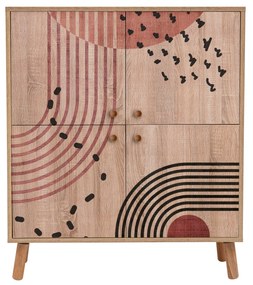 Mobilier pentru hol Maluxe 984 (Stejar sonoma + Piatră). 1089078