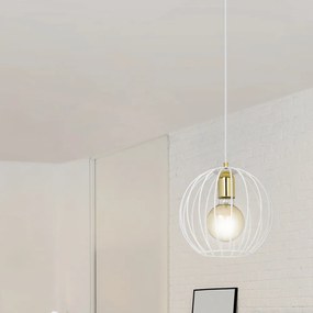 Suspensie Albio 1 White 145/1 Emibig Lighting, Modern, E27, Polonia