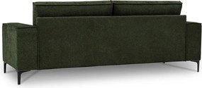 Canapea verde cu tapițerie din chenille 224 cm Copenhagen – Scandic