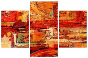 Tablou cu pictură pe pereți (90x60 cm)