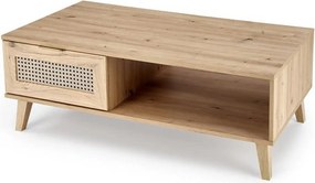 Masuta cafea BORNEO, stejar artisan, PAL laminat, 120x60x41 cm