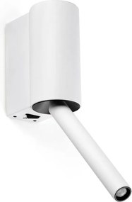 Aplica LED cu reader directionabil DANTE alba 3W 2700K