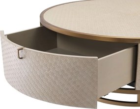 Masuta de cafea moderna design LUX Napa Valley stejar albit 114777 HZ